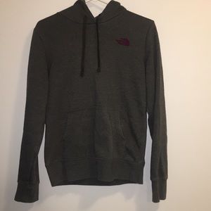 Grey North Face hoodie